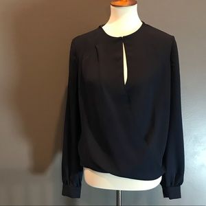 NWT Ann Taylor XST Blouse, Navy.